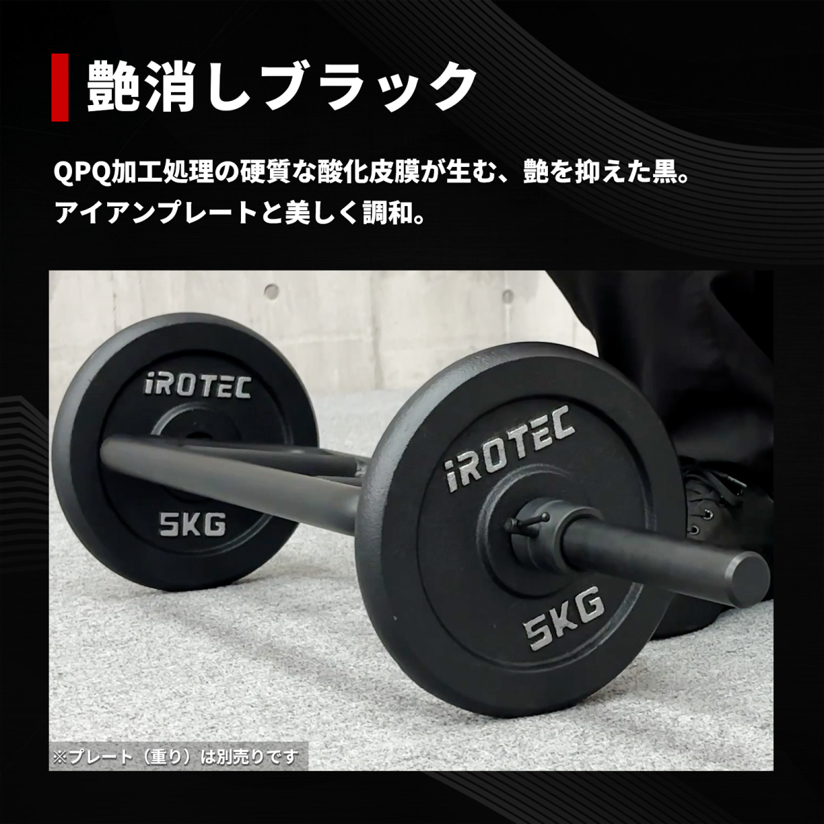 IROTEC（アイロテック） [高品質] ブラックレギュラー トライセプス