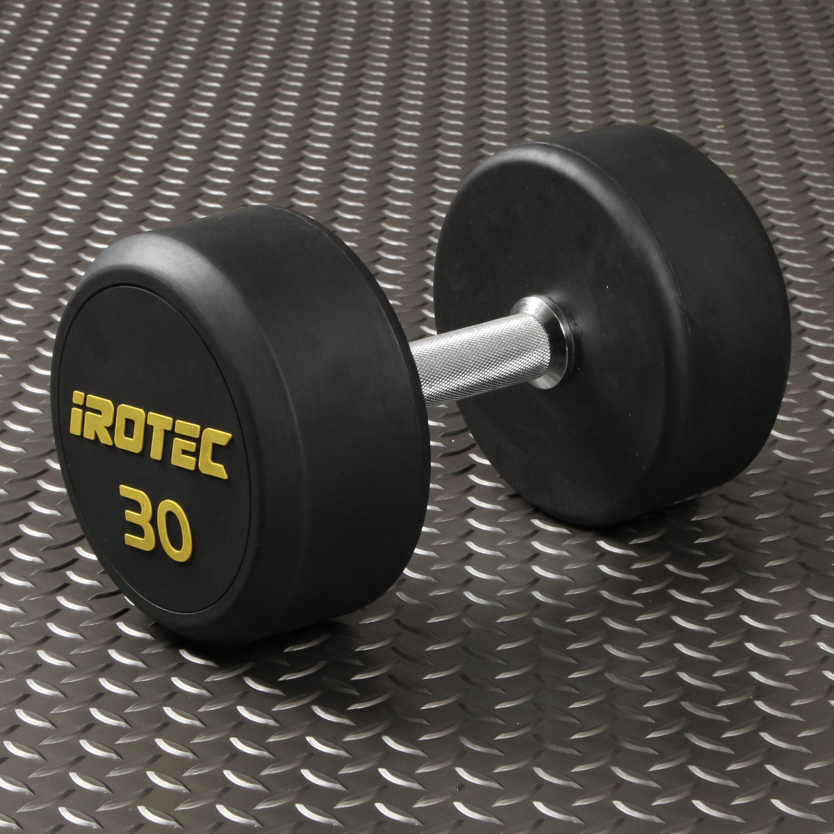 IROTEC（アイロテック） ダンベル ジムダンベル 30KG / ラバーダンベル