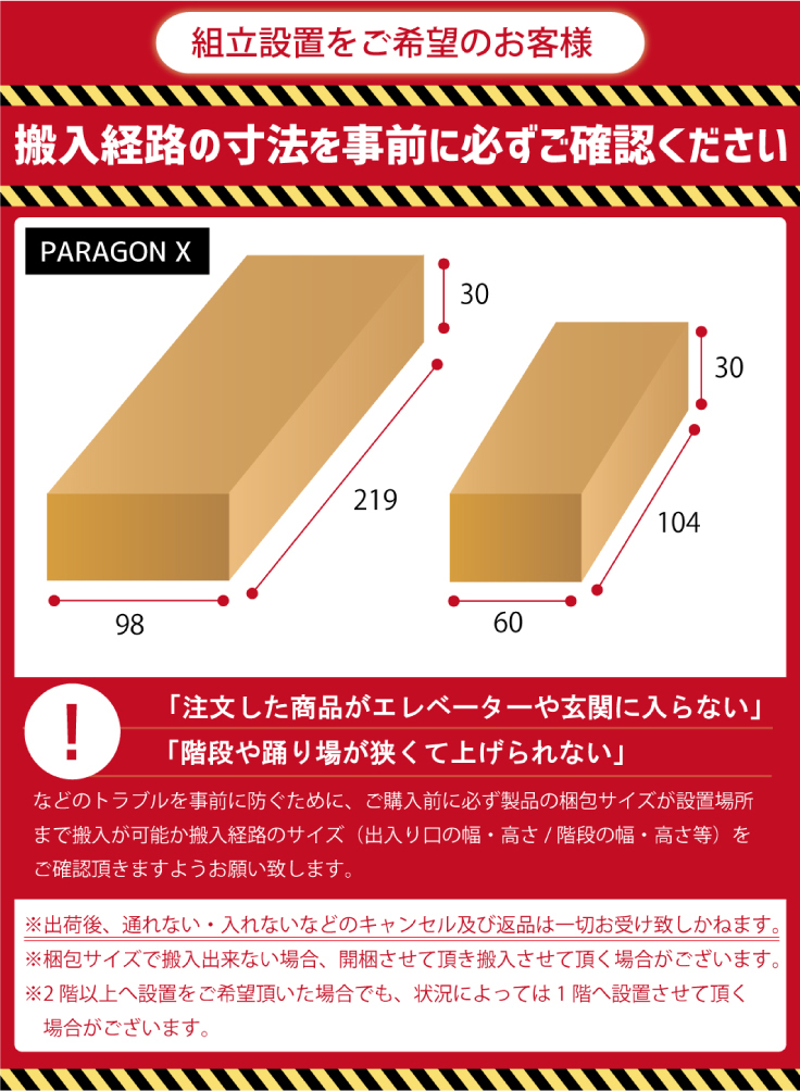 搬入について