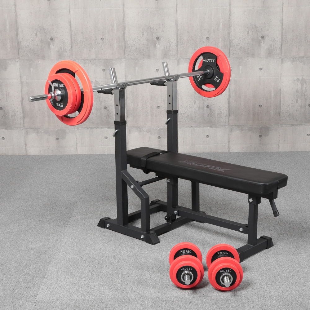 IROTEC（アイロテック） ベンチプレスセット チャレンジセットブラック