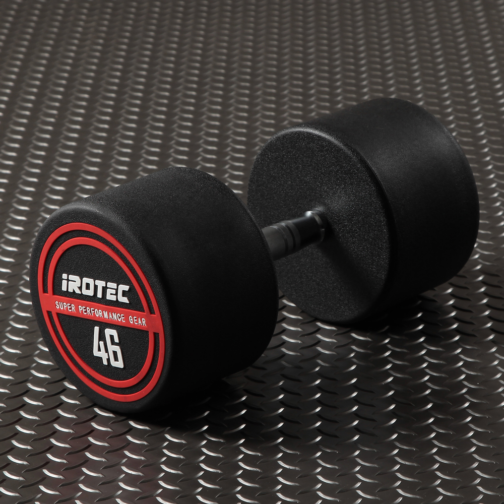 IROTEC（アイロテック） NEWラバージムダンベル46KG / ダンベル ラバー