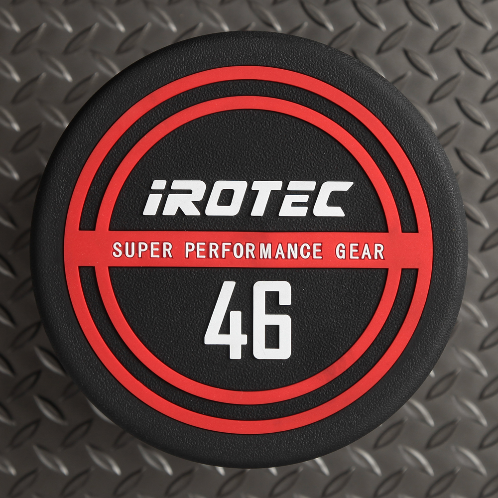 IROTEC（アイロテック） NEWラバージムダンベル46KG / ダンベル ラバー