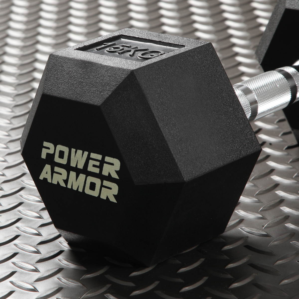 POWER ARMOR（パワーアーマー）ラバーHEXダンベル15KG[1本]/ ダンベル
