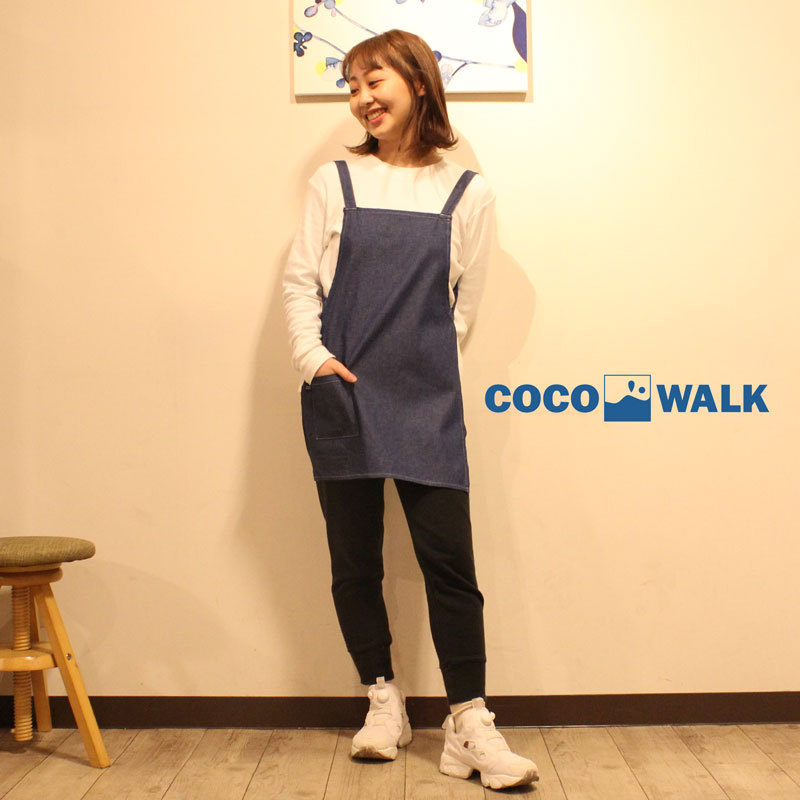 COCOWALK ココウォーク ちょいエプ エプロン 日本製 ショート丈 ショートエプロン 短い 短め 総柄 ショート :S200308:Super  Twitell 通販 
