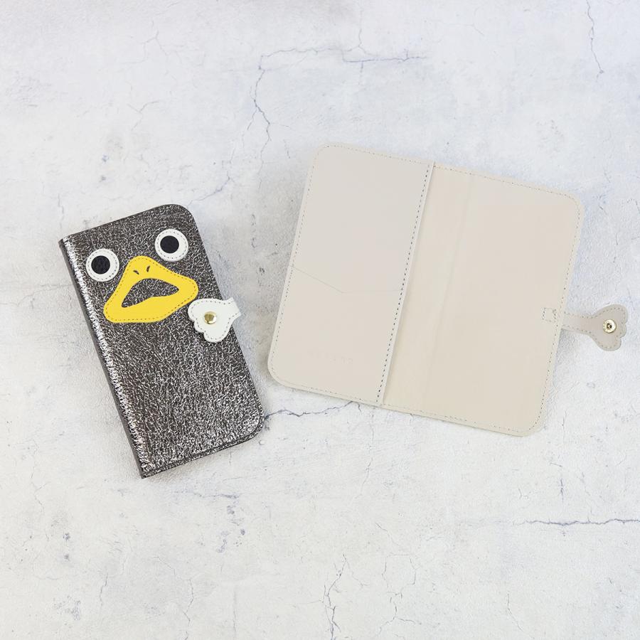 メタリック/ダックスマホ/全3色】思わず誰かに見せたくなる/ダックス