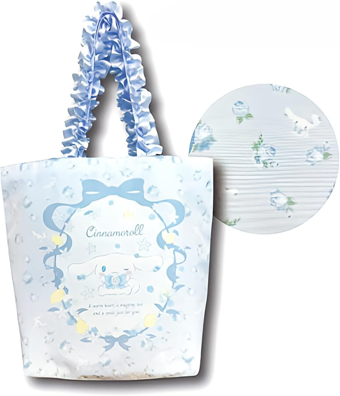 sanrio（サンリオ） フリルトートバッグ お弁当入れ シナモロール
