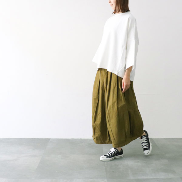 HARVESTY / ハーベスティー コットンツイル キュロットスカート