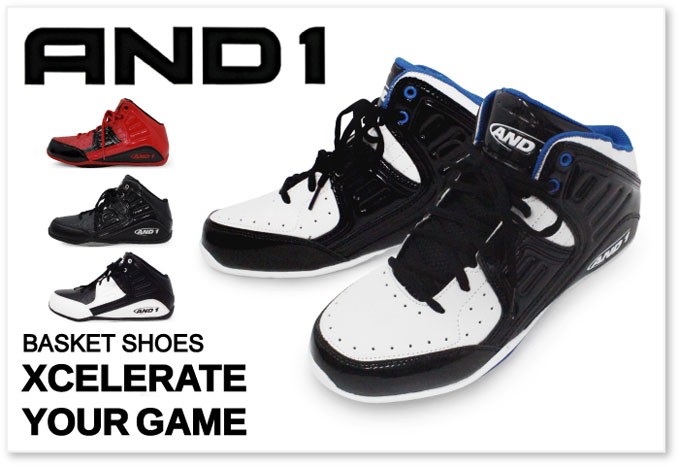 AND1 バッシュ バスケットシューズ ジュニア メンズ ハイカット