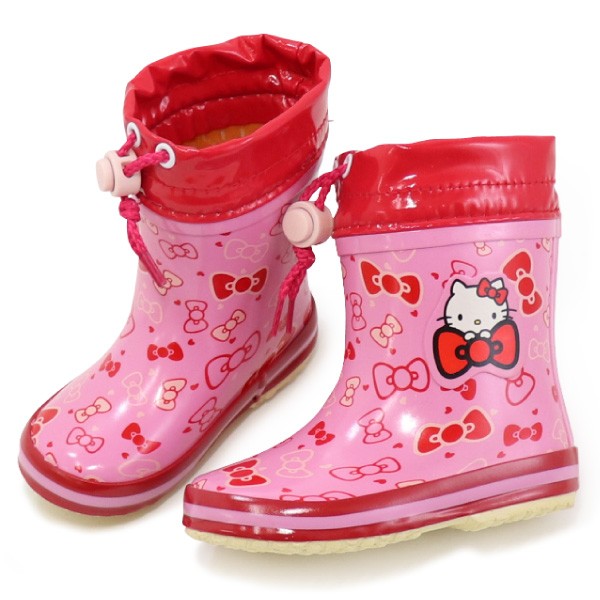 sanrio（サンリオ） ハローキティ ボンボンリボン ブーツ キッズ 長靴