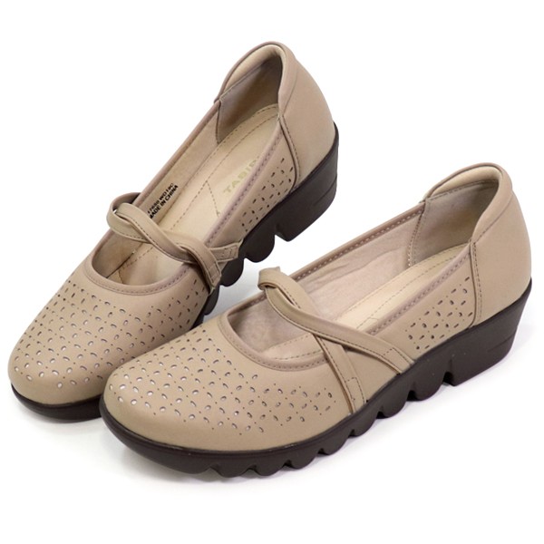 アシックス商事 アシックス 旅日和 レディース 厚底 パンプス
