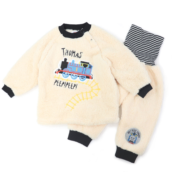 ディズニー トーマス スヌーピー パジャマ キッズ ベビー 子供服 プーさん フリース 長袖 長ズボン 上下セット Superfoot 通販 Yahoo ショッピング