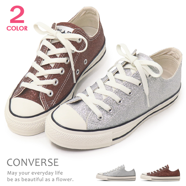 CONVERSE コンバース レディース スニーカー ラメ ローカット