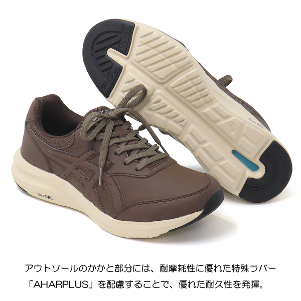 アシックス ウォーキングシューズ メンズ スニーカー ひも靴 ファスナー GEL-FUNWALKER 1291A041 | WELLNESS WALKER | 08