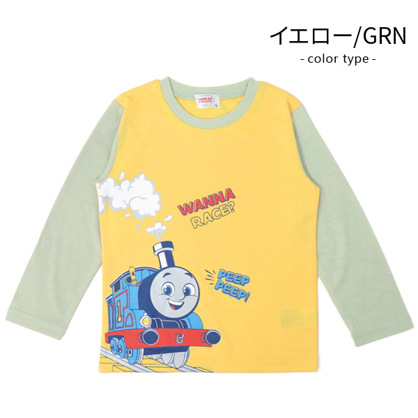 トーマス 服 長袖Tシャツ キッズ ベビー 長袖 Tシャツ 子供服 男の子 ベビー服 きかんしゃトーマス｜superfoot｜02