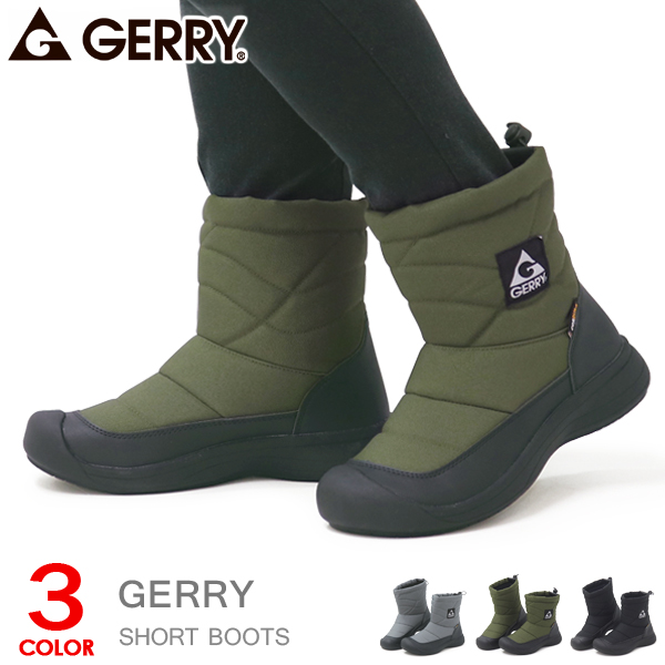 GERRY メンズ ブーツ 防寒ブーツ ショートブーツ 靴 アウトドア 撥水