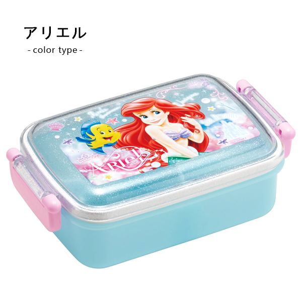 お弁当箱 子供 450ml 弁当箱 女の子 レンジ対応 ディズニー プリンセス サンリオ スケーター RBF3ANAG｜superfoot｜04