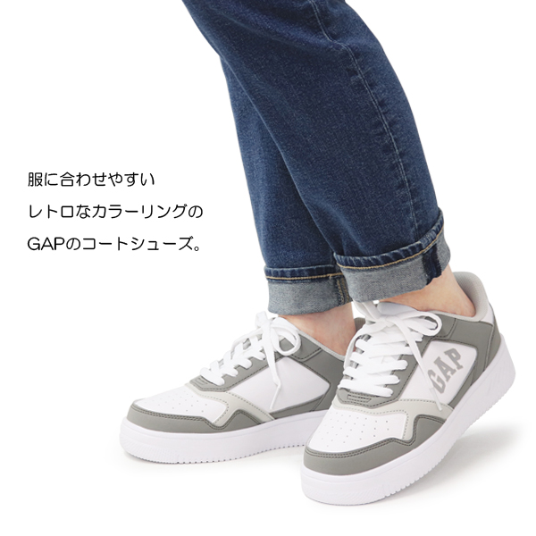 GAP ギャップ スニーカー レディース メンズ 厚底 靴 コートシューズ カジュアルシューズ GPU52411 : 10003594 :  SuperFoot - 通販 - Yahoo!ショッピング