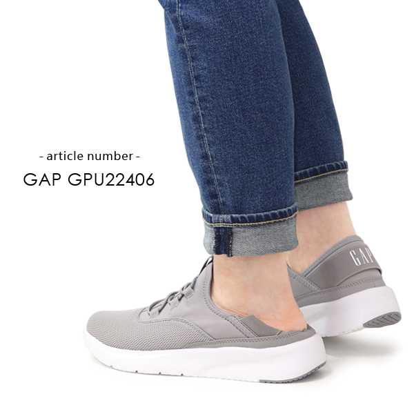 GAP ギャップ スニーカー スリッポン レディース ウォーキングシューズ 厚底 靴 かかとが踏める GPU22406｜superfoot｜05