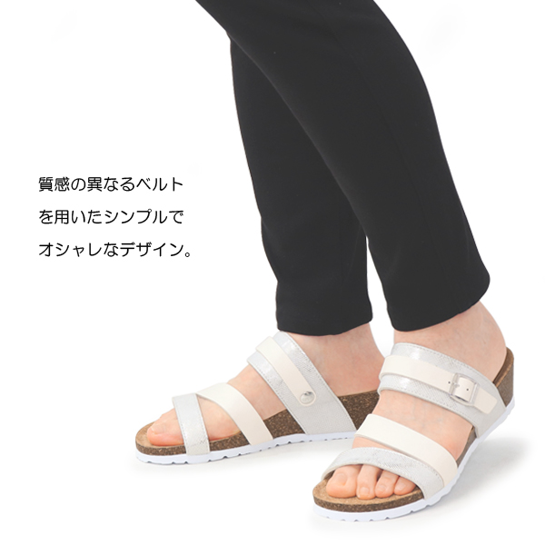 EDWIN サンダル レディース フットベットサンダル コンフォート