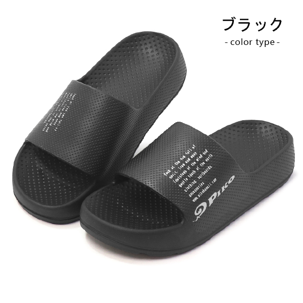 PIKO サンダル レディース シャワーサンダル フラットサンダル 普段