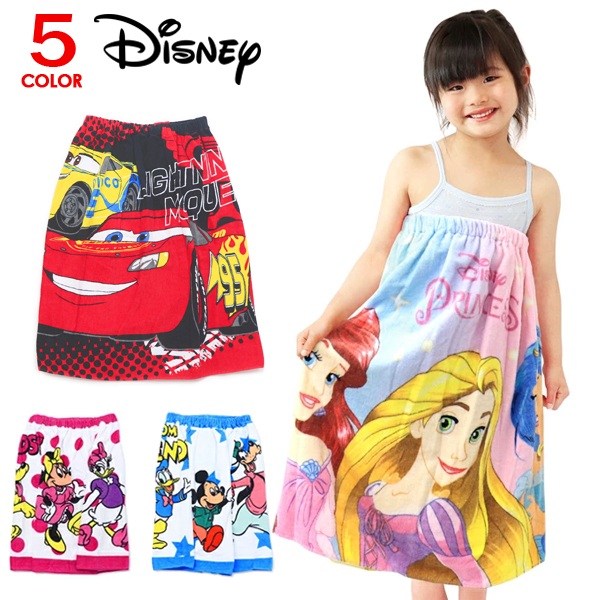 Disney ディズニー ラップタオル キッズ 男の子 女の子 バス