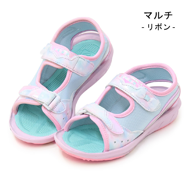 スーパースター LUVRUSH 女の子 サンダル キッズ スポーツサンダル ジュニア 子供 リボン ハート : ss-s311 : SuperFoot  - 通販 - Yahoo!ショッピング