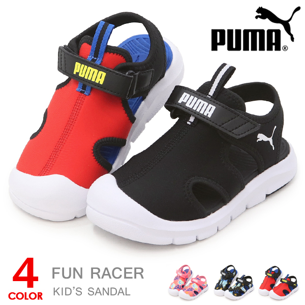 PUMA �v�[�} �T���_�� �L�b�Y �E�H�[�^�[�V���[�Y �A�N�A�V���[�Y �j�̎q ���̎q FUN RACER SANDAL PS