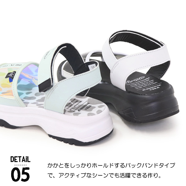 Ni-mo ムーンスター ni-mo キッズ サンダル 女の子 ジュニア