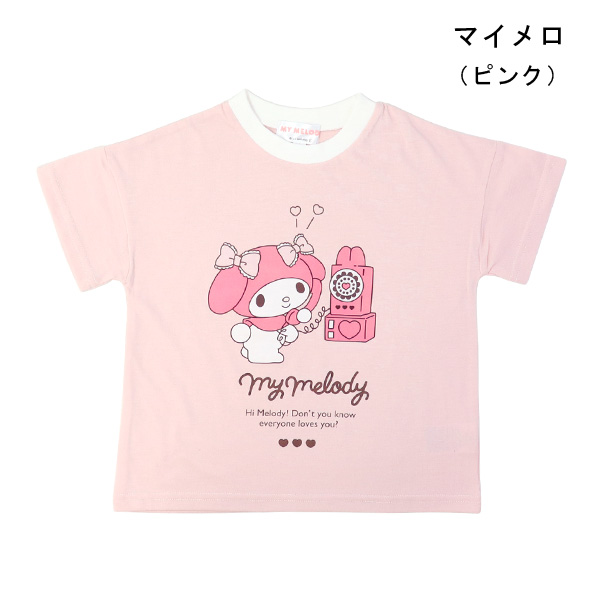 サンリオ ディズニー Tシャツ 半袖 キティ マイメロ ミニー パワーパフ