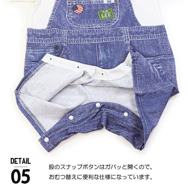 Lee（リー） Buddy Lee ロンパース カバーオール 半袖 ベビー キッズ