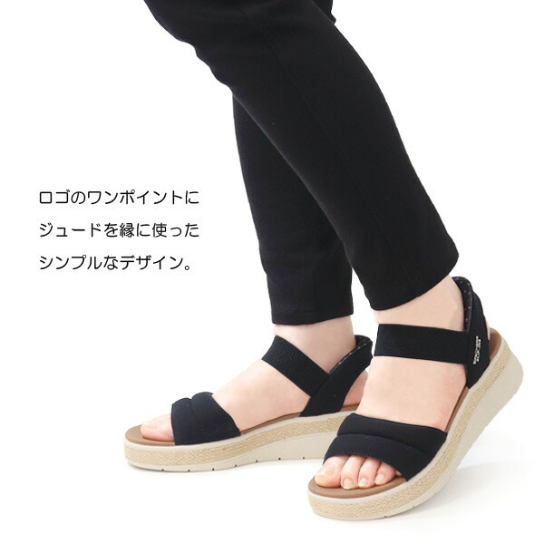 SKECHERS スケッチャーズ サンダル 厚底 レディース 厚底
