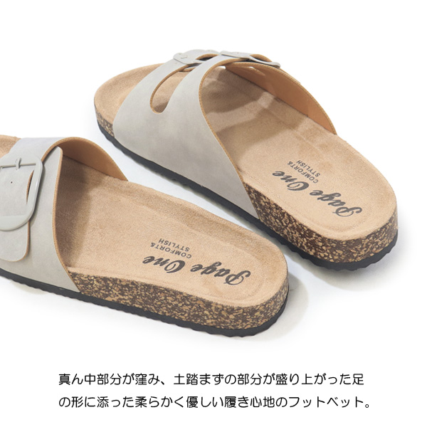 PAGEONE サンダル レディース フラットサンダル ベルトサンダル