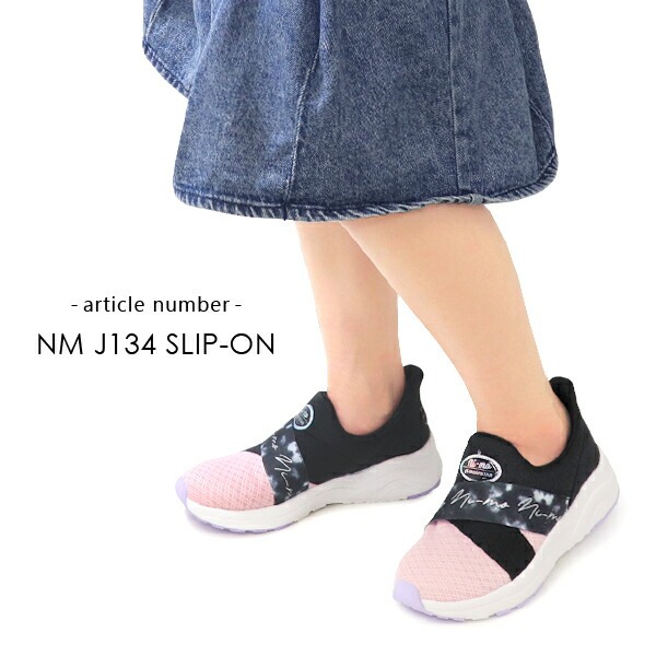 靴 MOMO Ni-mo ni-mo ニーモ スリッポン キッズ スニーカー 女の子 厚底