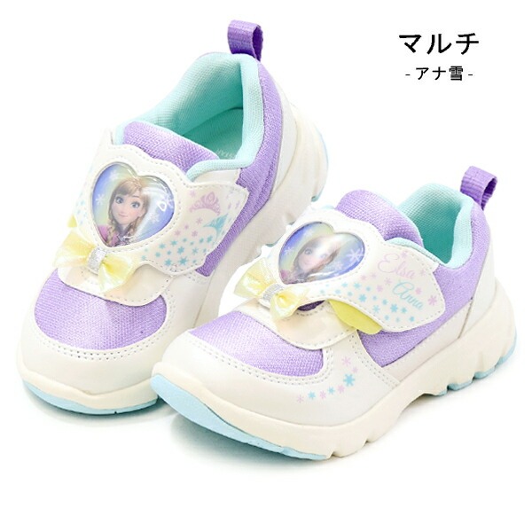 新品未使用 ディズニープリンセス 17.0 18.0 スニーカー 靴 双子 姉妹 ディズニープリンセス Disney Princess 女の子 子供靴 キッズ