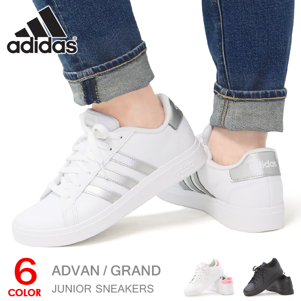 �A�f�B�_�X �L�b�Y �X�j�[�J�[ �W���j�A �R�[�g�V���[�Y �q���C adidas ADVANCOURT BASE J GRANDCOURT K