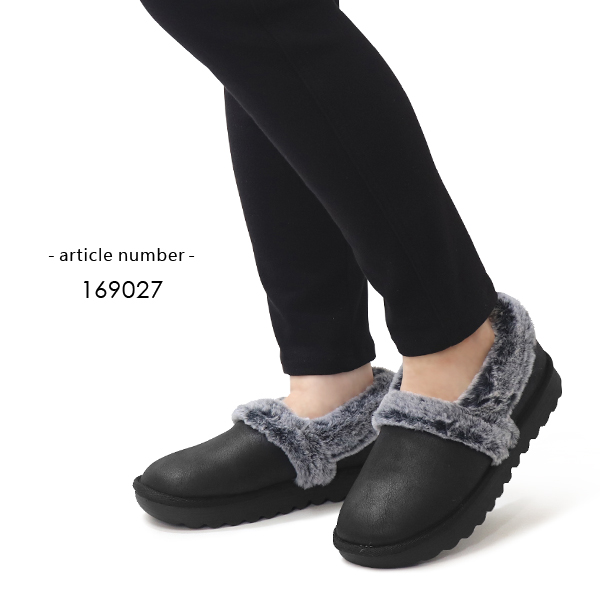 もふもふ SKECHERS（スケッチャーズ） レディース スリッポン サボサンダル