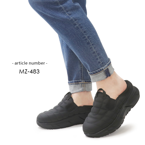 moz（モズ） スリッポン レディース モックシューズ サボサンダル