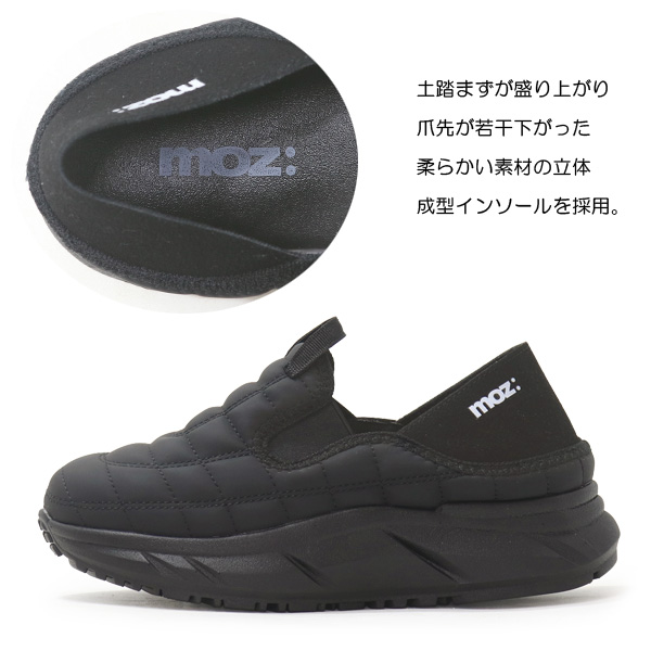 moz（モズ） スリッポン レディース モックシューズ サボサンダル