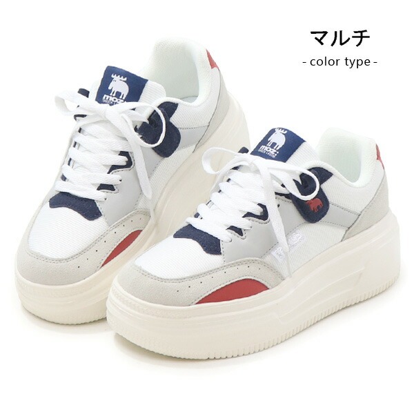 moz（モズ） スニーカー レディース 厚底 ウォーキングシューズ