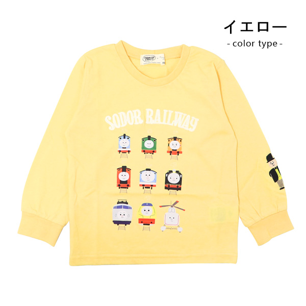 トーマス Tシャツ 長袖 ロンT キッズ ベビー 子供服 ロングTシャツ