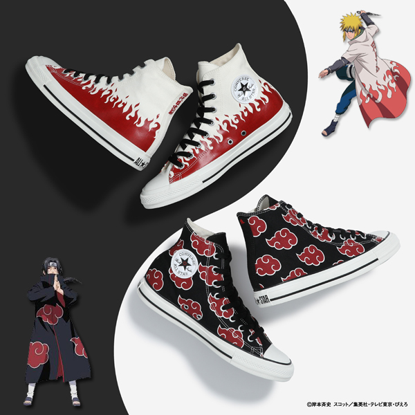 Converse Naruto 四代目火影 ハイカット スニーカー CONVERSE（コンバース） ナルト メンズ スニーカー ハイカット