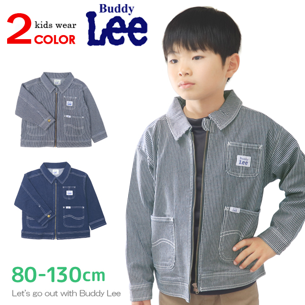 レア✨Buddy Lee デニムジャケット　シャツ　デカボタン　ベージュ　M Lee（リー） Buddy Lee デニムジャケット キッズ ベビー 男の子 女の子