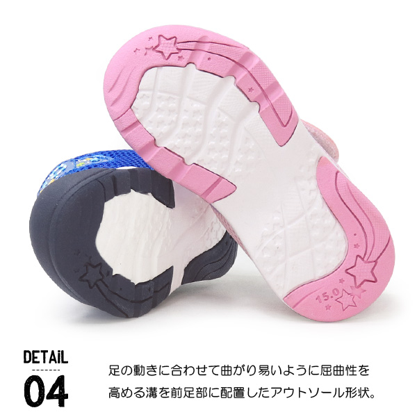 アンパンマン ベビーサンダル 靴 ベビー キッ...の詳細画像5