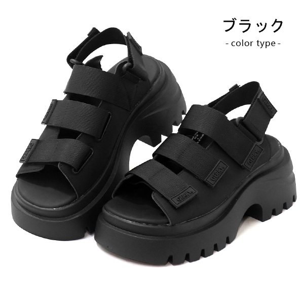 GERRY（ジェリー） サンダル 厚底 レディース スポーツサンダル 厚底