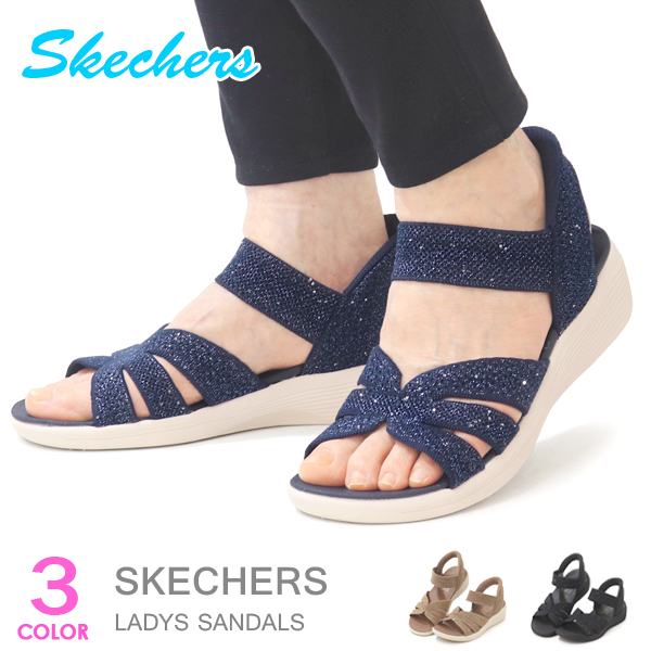SKECHERS（スケッチャーズ） サンダル 厚底 レディース 厚底サンダル