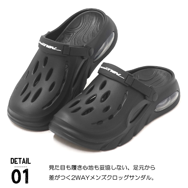 NEV サンダル メンズ クロッグサンダル リカバリーサンダル 普段履き