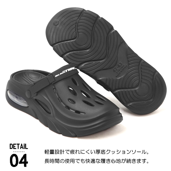NEV サンダル メンズ クロッグサンダル リカバリーサンダル 普段履き