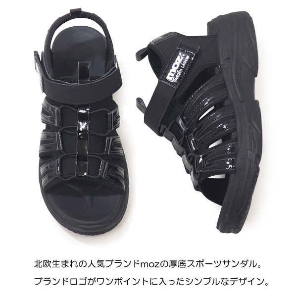 moz（モズ） サンダル 厚底 レディース スポーツサンダル 厚底サンダル