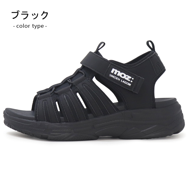 moz（モズ） サンダル 厚底 レディース スポーツサンダル 厚底サンダル