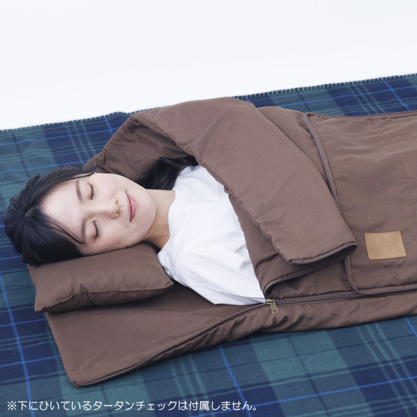 クッションになる寝袋 寝袋 封筒型 シュラフ ...の詳細画像4